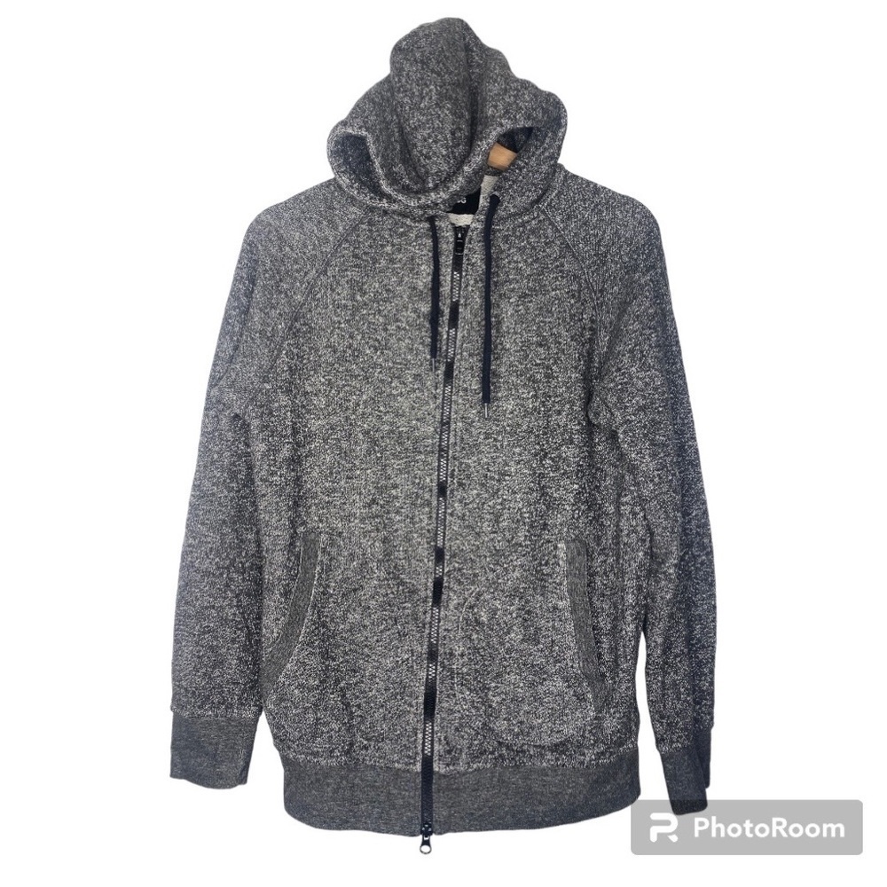 BDG SPECKLED ZIP FRONT HOODIE SIZE XS